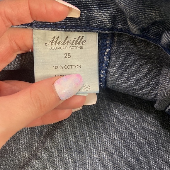 Brandy Melville Button Denim Mini Skirt Size 25 - Picture 4 of 4